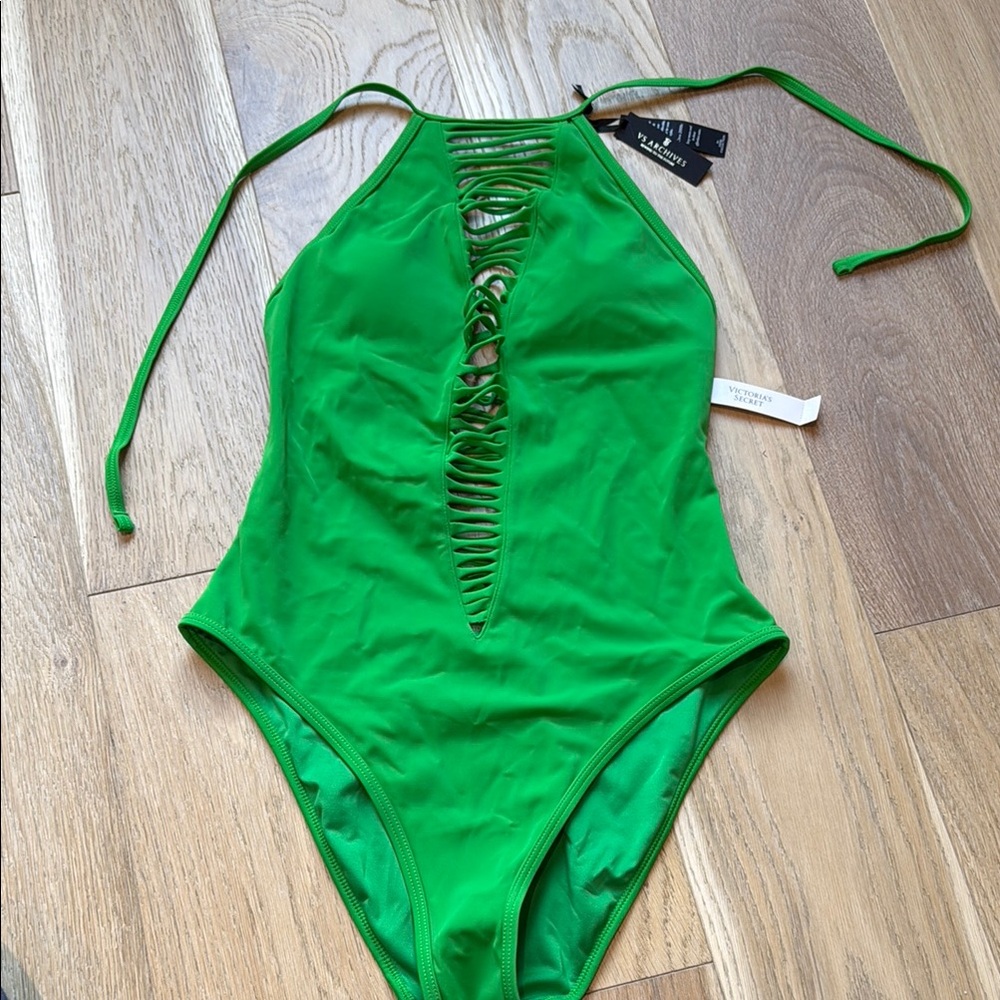 NWT VS archives green one piece